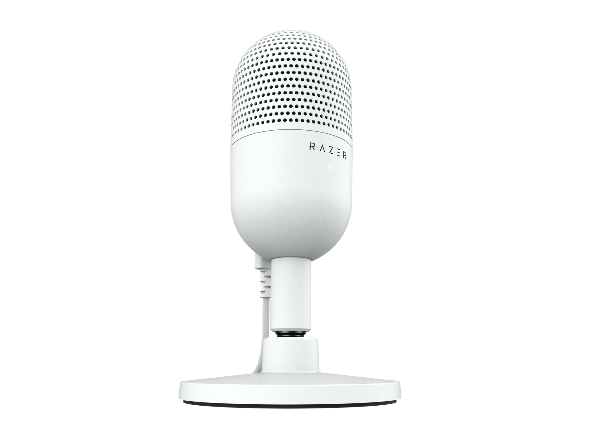Seiren V3 Mini Ultra-Compact USB Microphone, Tap to Mute, White