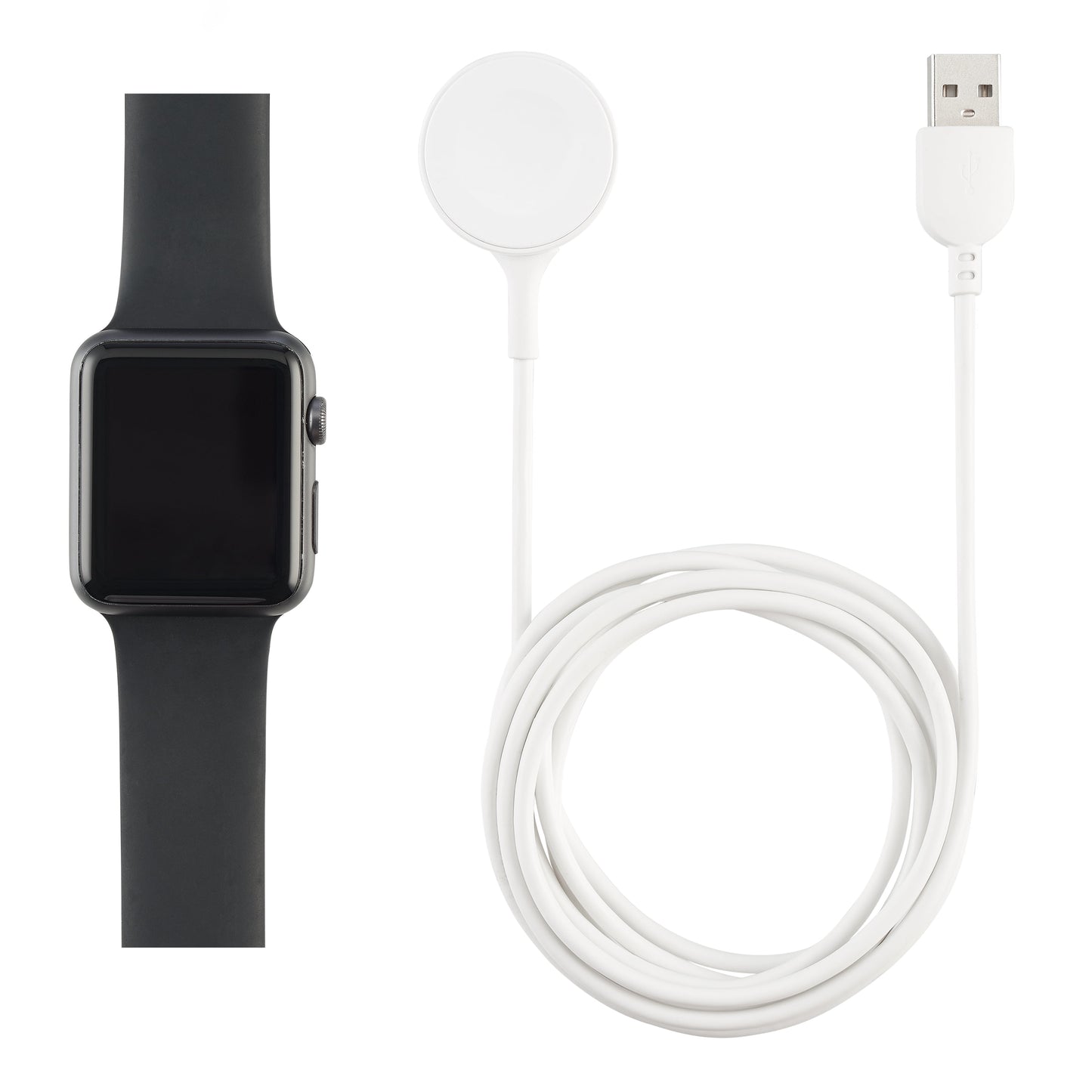 . 6FT Smart Watch Charger for Apple Watch, Compatible with All Apple Watch Series.White