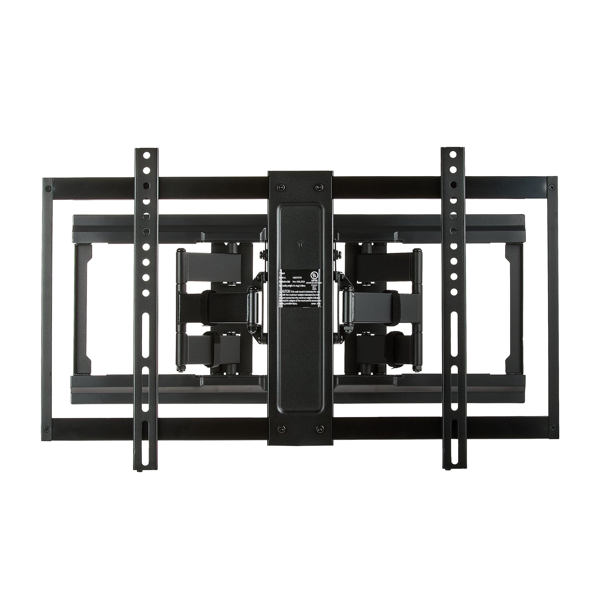 Ultra-Slim Full Motion TV Wall Mount for 50" to 86" Tvs, UL Listed, Swivel ±45°, up to +5°/-20° Tilting