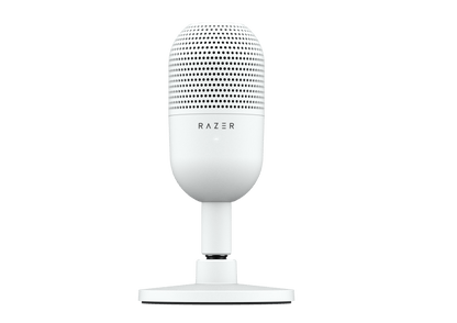 Seiren V3 Mini Ultra-Compact USB Microphone, Tap to Mute, White