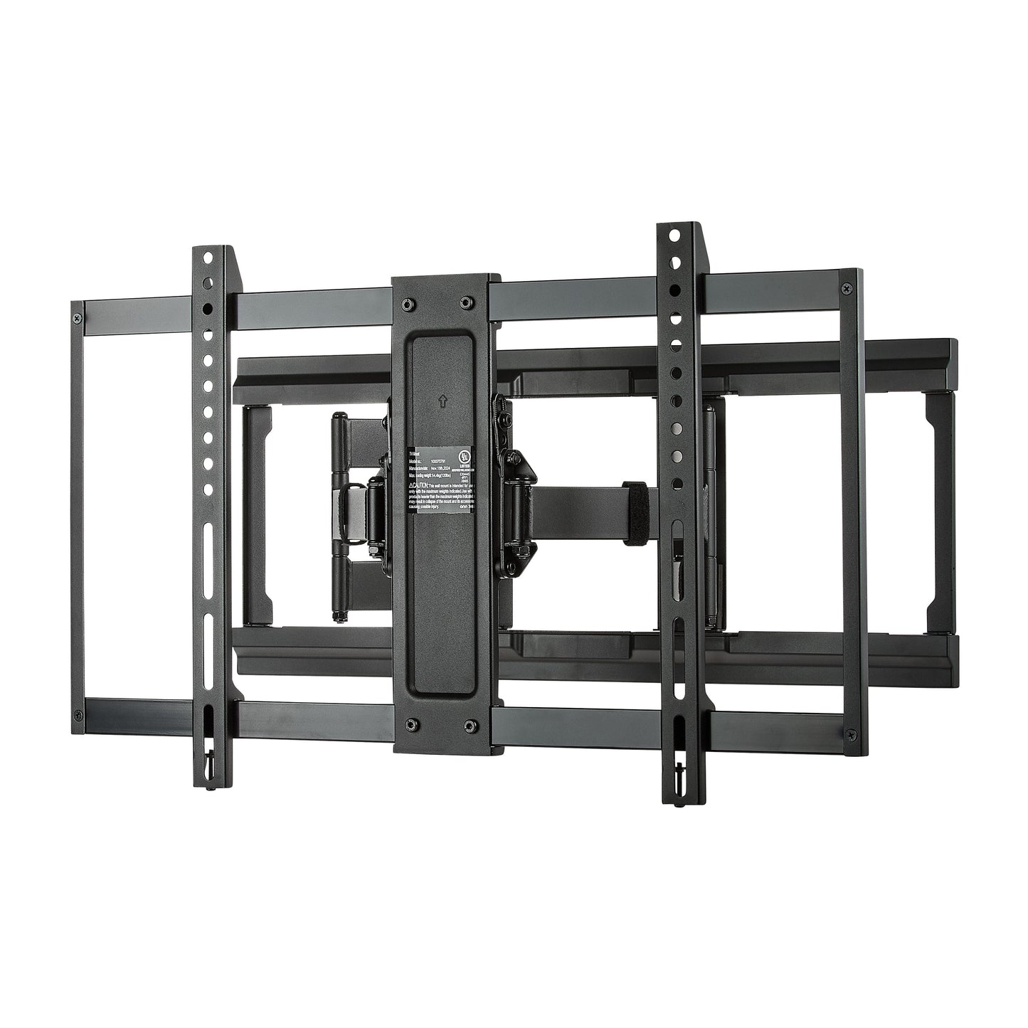 Ultra-Slim Full Motion TV Wall Mount for 50" to 86" Tvs, UL Listed, Swivel ±45°, up to +5°/-20° Tilting