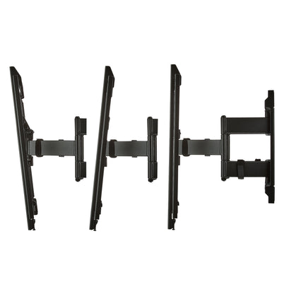 Ultra-Slim Full Motion TV Wall Mount for 50" to 86" Tvs, UL Listed, Swivel ±45°, up to +5°/-20° Tilting