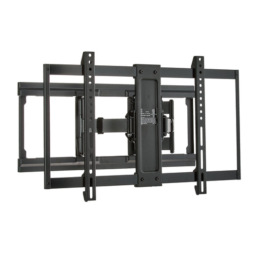 Ultra-Slim Full Motion TV Wall Mount for 50" to 86" Tvs, UL Listed, Swivel ±45°, up to +5°/-20° Tilting